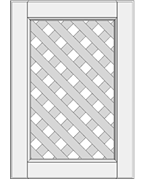 Cabinet doors with lattice DP-EE