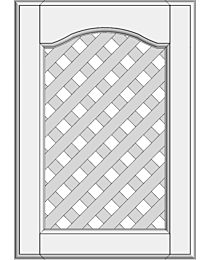 Cabinet doors with lattice DP-EMN