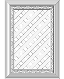 Cabinet doors with lattice DP-XGS