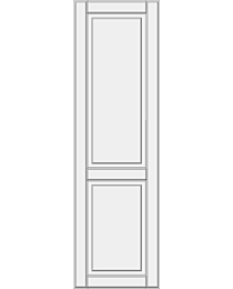 High cabinet doors with 1 crossbar DRH-ES