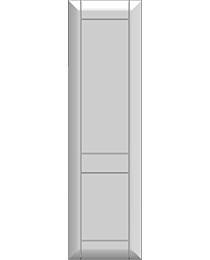 High cabinet doors with 1 crossbar DRH-FMMA