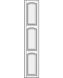 High cabinet doors with 2 crossbars DRH2-EMK