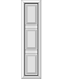 High cabinet doors with 2 crossbars DRH2-XFA