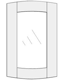 Convex cabinet doors for glass DSC-GA