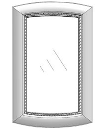 Convex cabinet doors for glass DSC-XFA