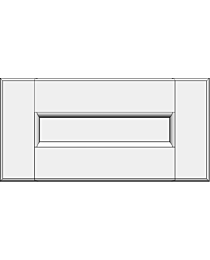 Framed drawer with flat panel STL-GD