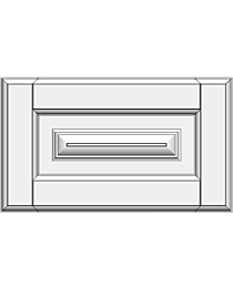 Framed drawer with raised panel STR-ED
