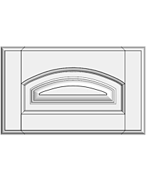 Framed arch drawer with raised panel STR-EMK