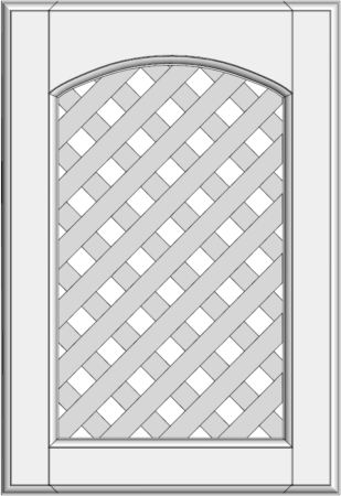 Cabinet doors with lattice DP-EMK