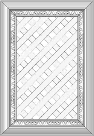 Cabinet doors with lattice DP-XGS