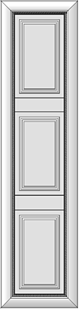 High cabinet doors with 2 crossbars DRH2-XFA