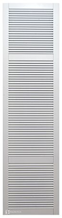 High louvered cabinet doors with 2 crossbars DZH2-GC