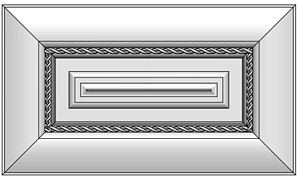 Framed drawer with raised panel STR-XFA