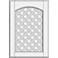 Cabinet doors with lattice DP-EMK