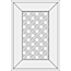 Cabinet doors with lattice DP-XJB